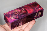 Stabilized box elder burl wood block