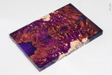 Stabilized box elder burl wood scales