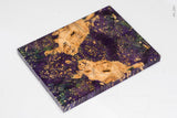 Stabilized box elder burl wood scales