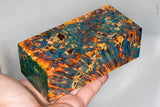 Large stabilized box elder burl wood block