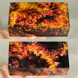 Large stabilized box elder burl wood block