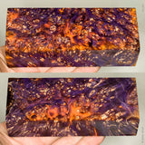 Stabilized box elder burl wood block