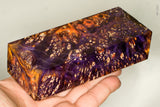 Stabilized box elder burl wood block