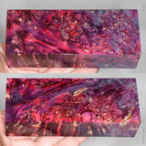 Stabilized box elder burl wood block