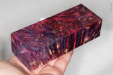 Stabilized box elder burl wood block
