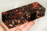 Stabilized box elder burl wood block