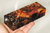 Stabilized box elder burl wood block