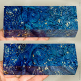 Stabilized box elder burl wood block