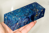 Stabilized box elder burl wood block