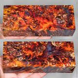 Stabilized box elder burl wood block