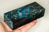 Stabilized box elder burl wood block