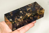 Stabilized box elder burl wood block