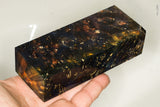 Stabilized box elder burl wood block