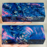 Stabilized box elder burl wood block