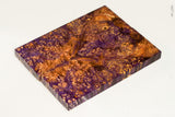 Stabilized box elder burl wood scales