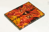 Stabilized box elder burl wood scales
