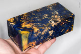 Large stabilized box elder burl wood block