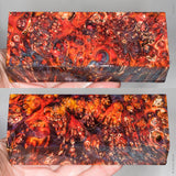 Stabilized box elder burl wood block