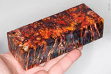 Stabilized box elder burl wood block