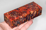 Stabilized box elder burl wood block