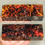 Stabilized box elder burl wood block