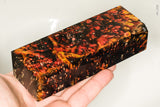 Stabilized box elder burl wood block