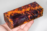 Stabilized box elder burl wood block