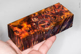 Stabilized box elder burl wood block