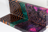 Stabilized black ash burl wood segmented panels