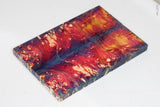 Stabilized box elder burl wood scales