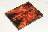 Stabilized box elder burl wood scales