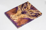Stabilized box elder burl wood scales