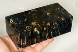 Large stabilized box elder burl wood block