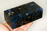 Large stabilized box elder burl wood block