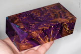 Large stabilized box elder burl wood block