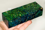 Stabilized box elder burl wood block