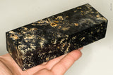 Stabilized box elder burl wood block