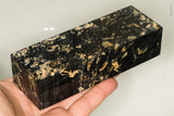 Stabilized box elder burl wood block