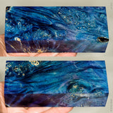 Stabilized box elder burl wood block