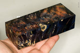 Stabilized box elder burl wood block