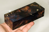 Stabilized box elder burl wood block