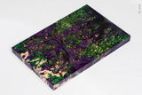 Stabilized box elder burl wood scales
