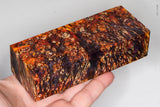 Stabilized box elder burl wood block