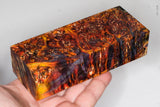 Stabilized box elder burl wood block