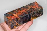 Stabilized box elder burl wood block