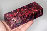 Stabilized box elder burl wood block