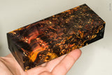 Stabilized box elder burl wood block