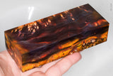 Stabilized box elder burl wood block