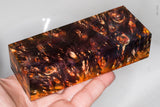 Stabilized box elder burl wood block