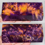 Stabilized box elder burl wood block